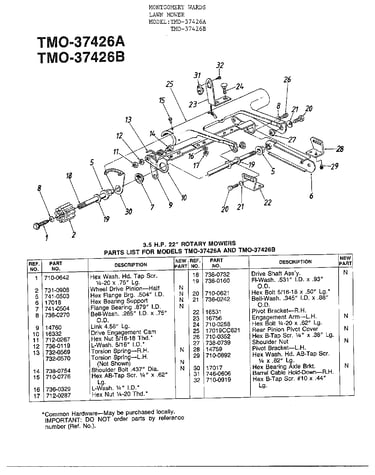 3.5hp 22" rotary mower page 3