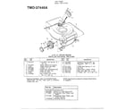 MTD 37446A 4hp 21" rotary mower/accessories diagram