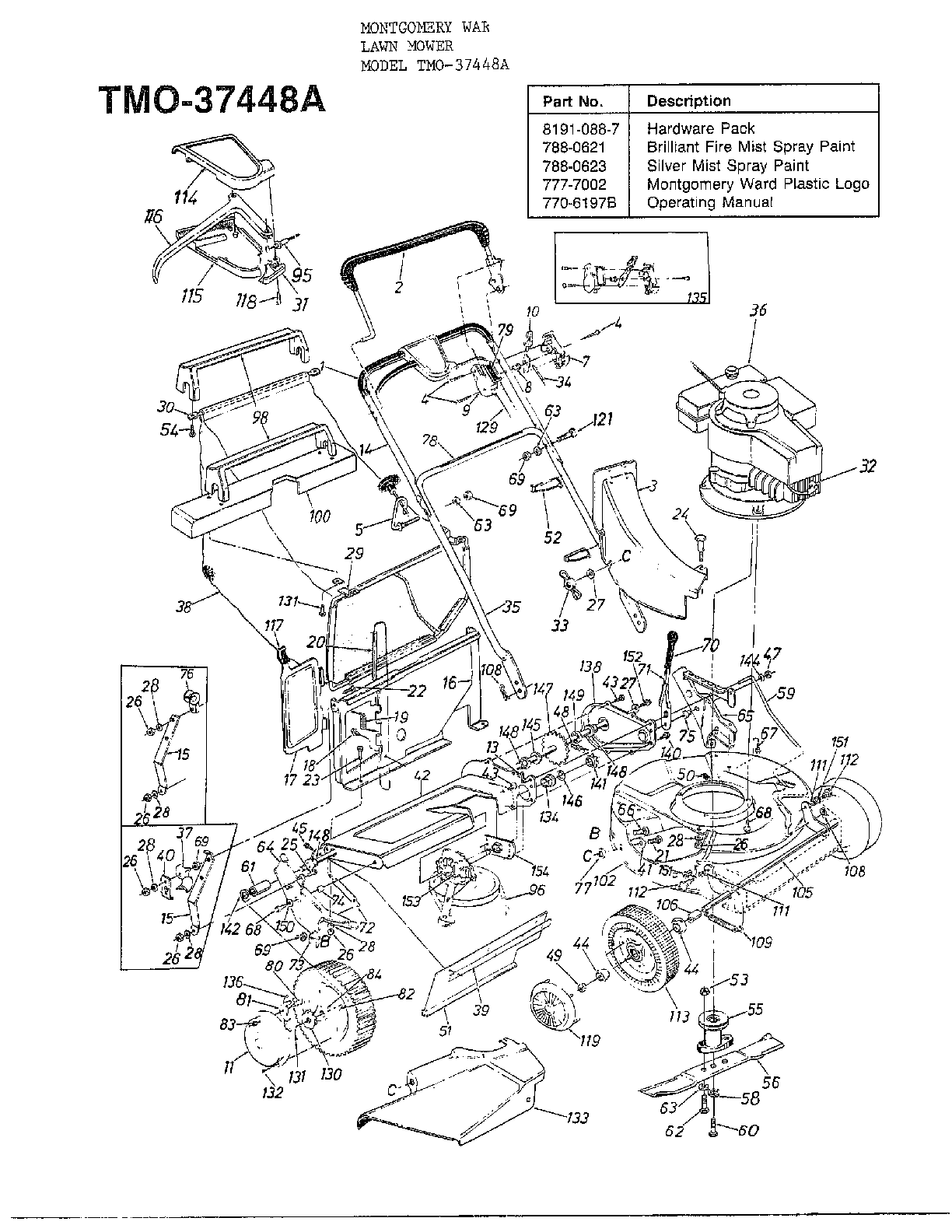 3.5 HP 21" ROTARY/NOTE