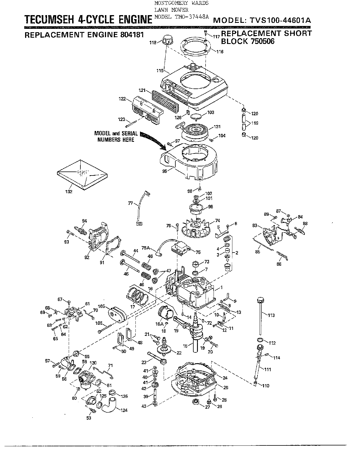 ENGINE-4CYCLE-TECUMSEH