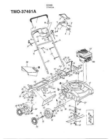 5hp 22" rotary mower