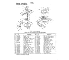 MTD 37461A 5hp 22" rotary mower page 3 diagram