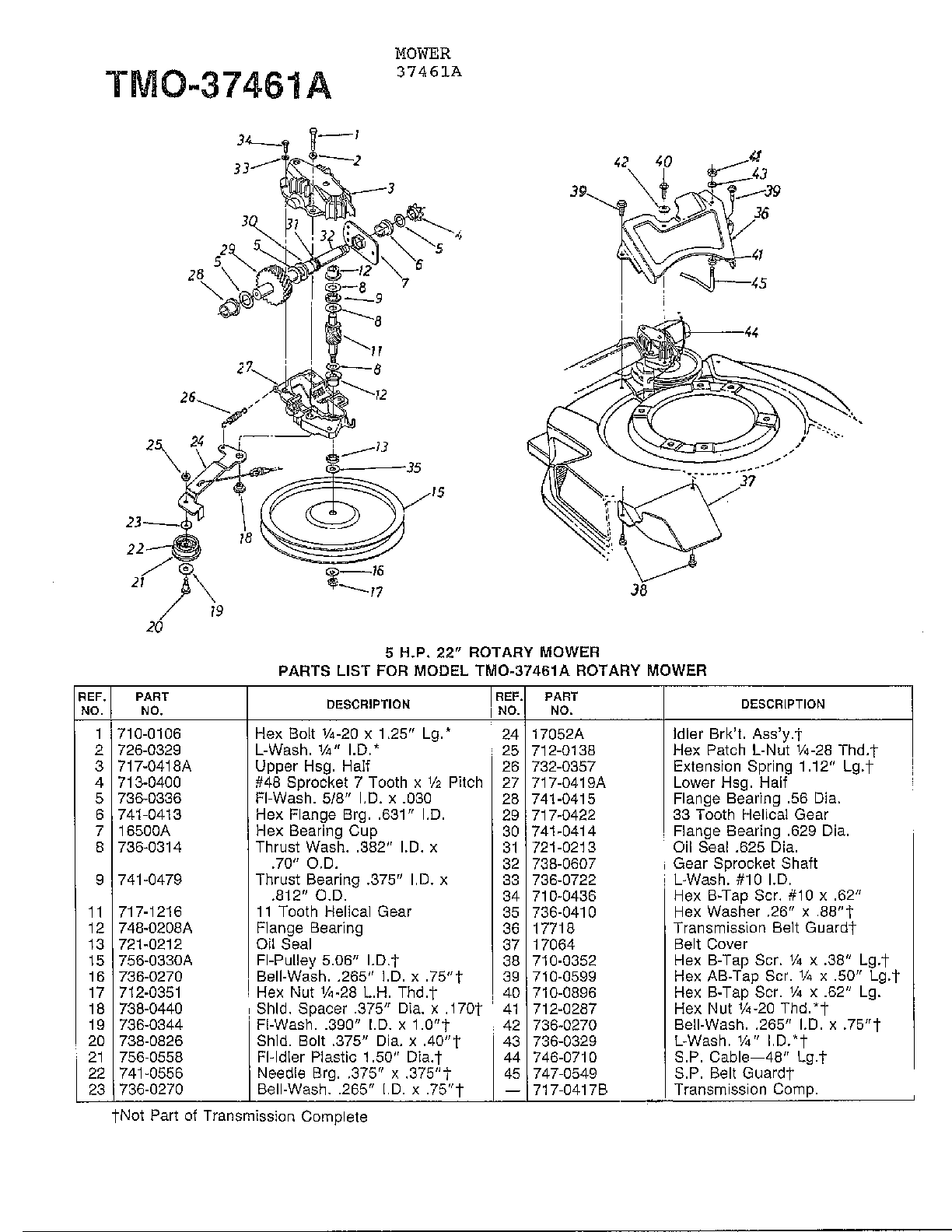 5hp 22" rotary mower page 3