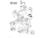 MTD 37464A 21" rotary mowers diagram