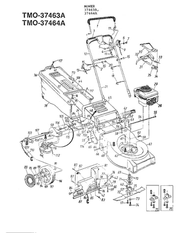 21" rotary mowers
