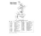 MTD 37463A 21" rotary mowers page 4 diagram