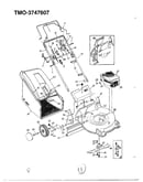 5hp 21" rotary mower
