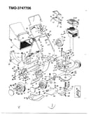 4.5hp 1" rotary mower