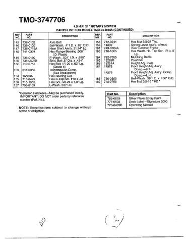 4.5hp 1" rotary mower page 3
