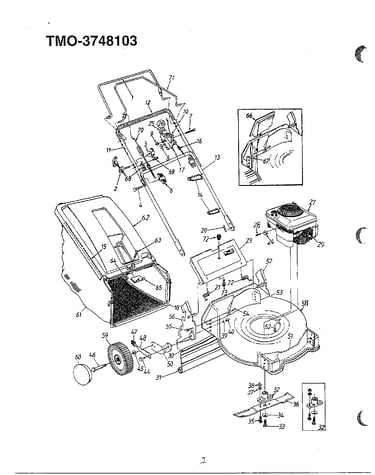 21" rotary mower