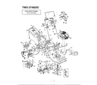 MTD 3748202 5hp rotary mower diagram