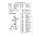 MTD 3748202 21" rotary mower diagram