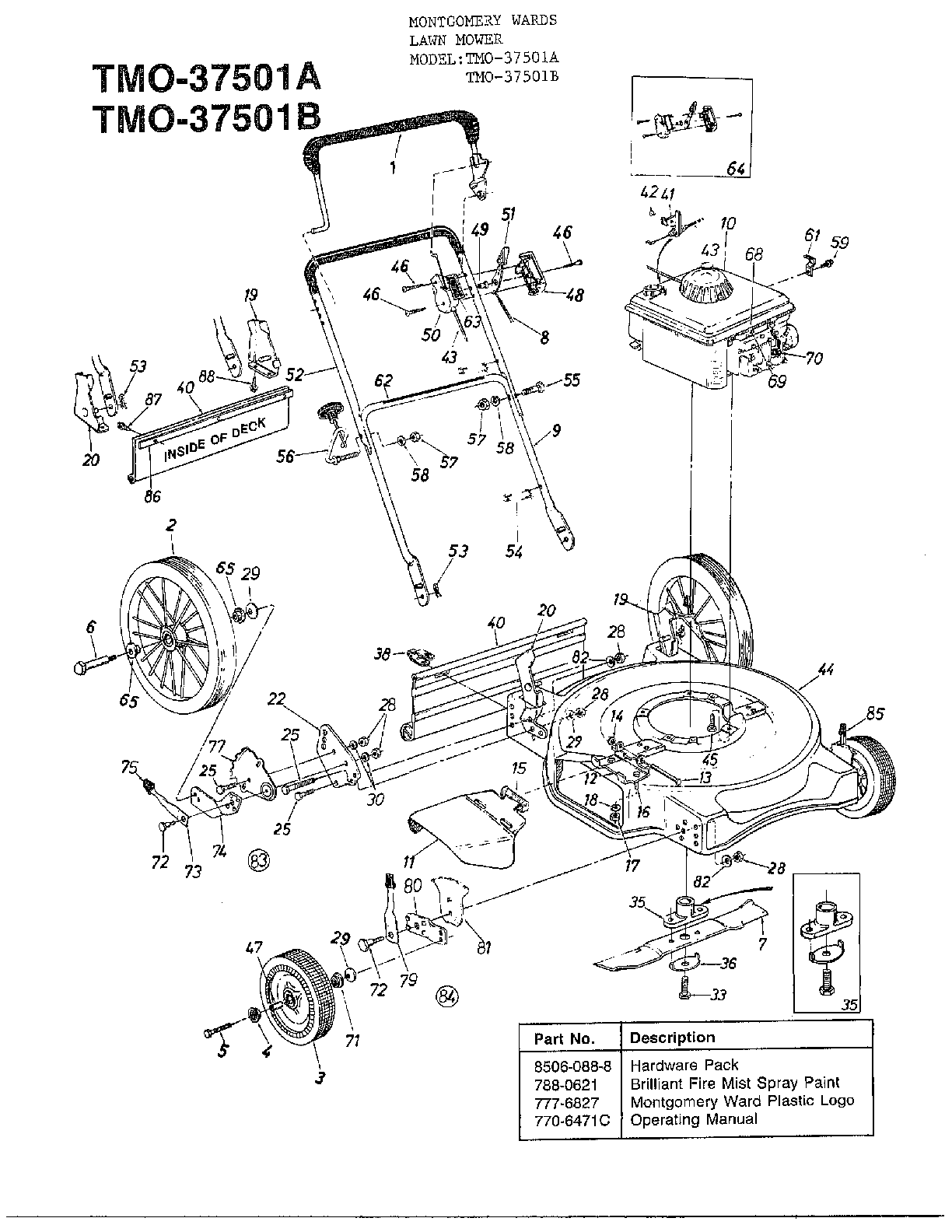 4HP 22" ROTARY MOWERS