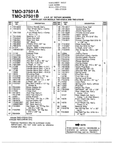 4hp 22" rotary mowers page 2