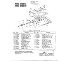 MTD 37551A 3.5hp 22" rotary mower diagram