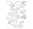 Murray 38616A chassis and hood diagram