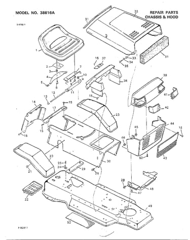 Chassis and hood