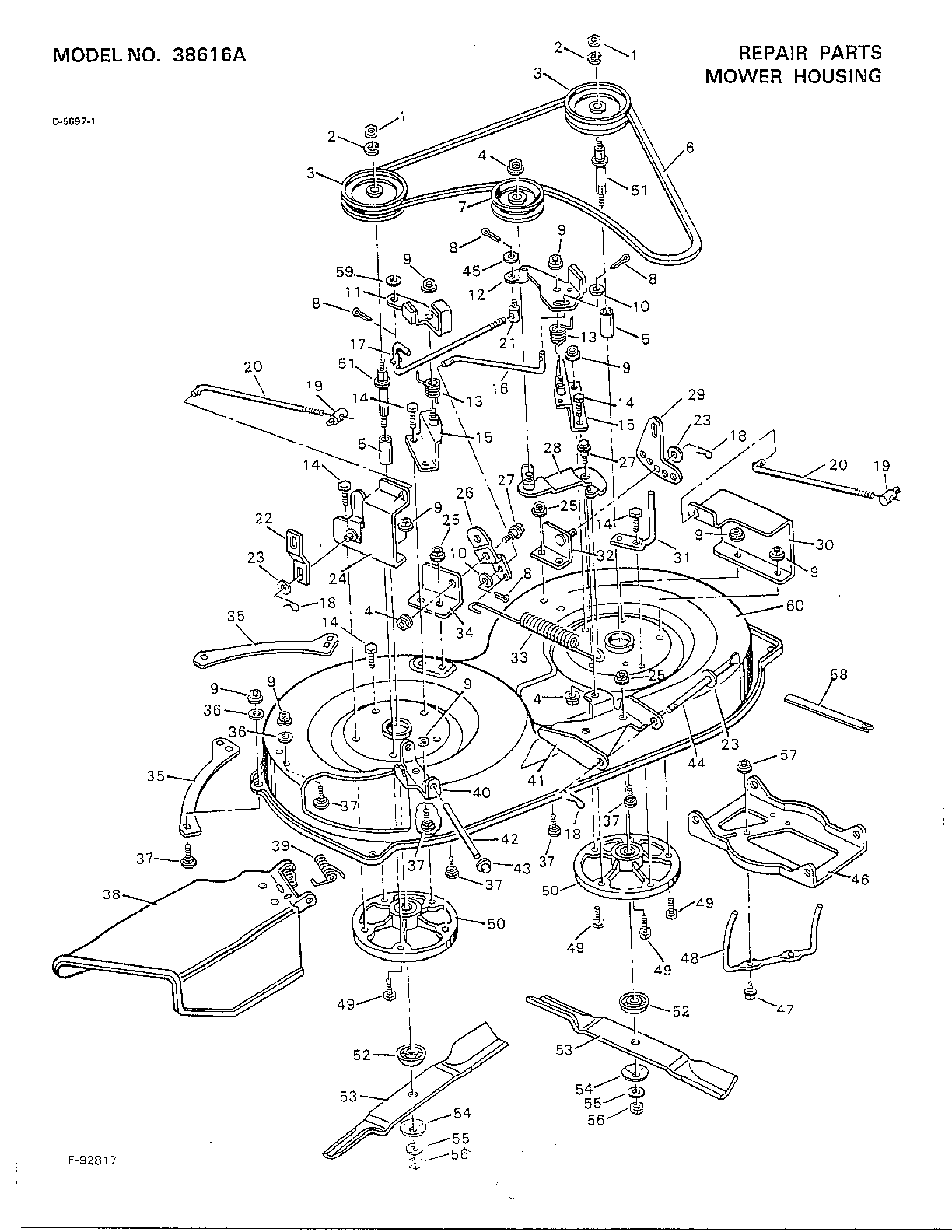 MOWER HOUSING