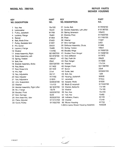 Mower housing page 2