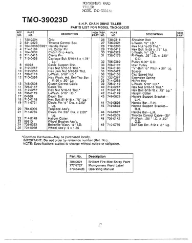 5hp chain drive tiller page 2