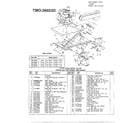MTD 39023D 5hp chain drive/tines diagram