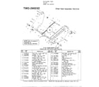 MTD 39023D 5hp chain case assembly diagram