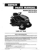 16hp/43" noma lawn tractor