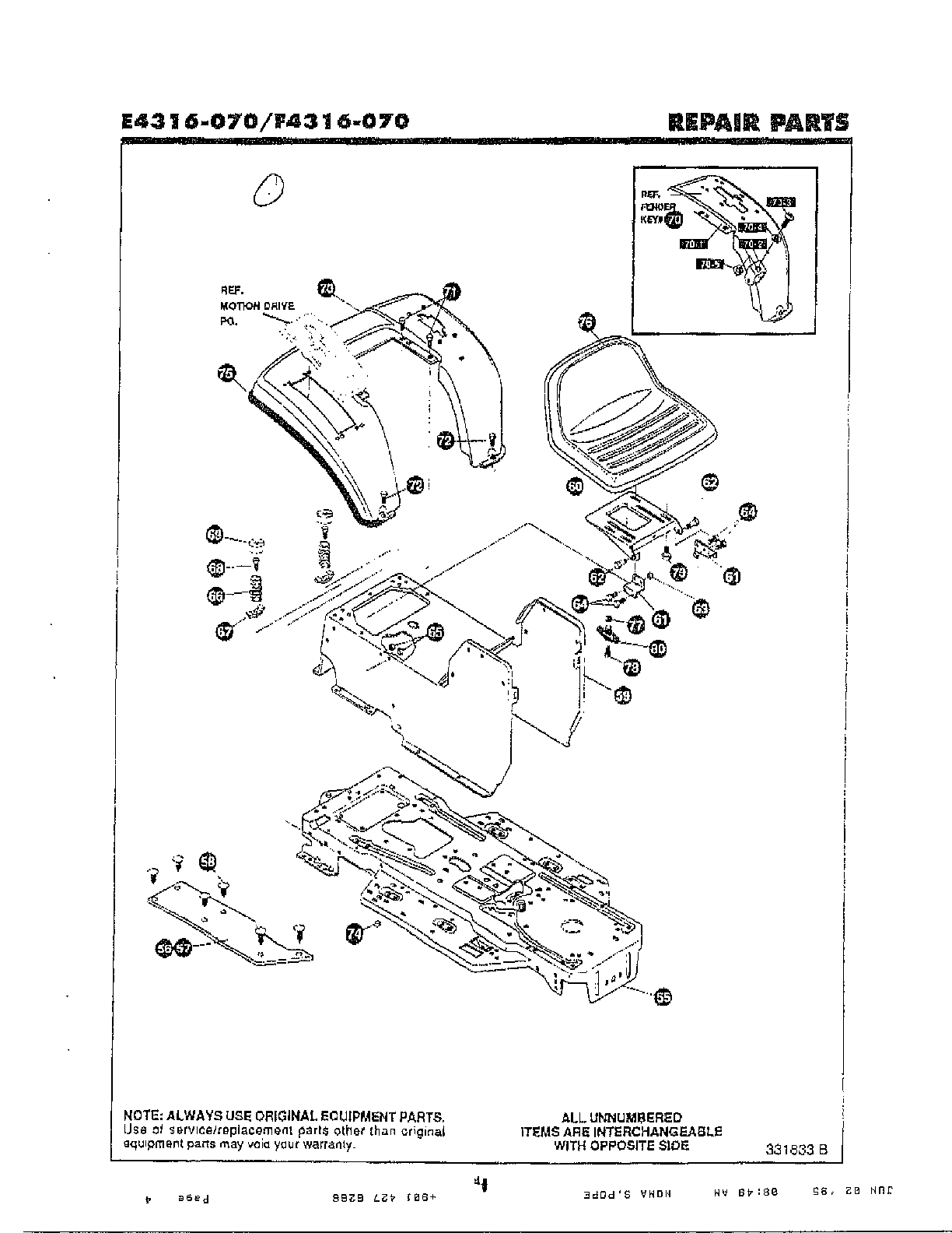 Chassis/hood assembly page 3