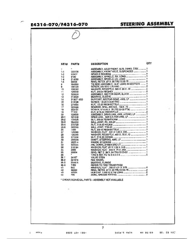 Steering assembly page 2