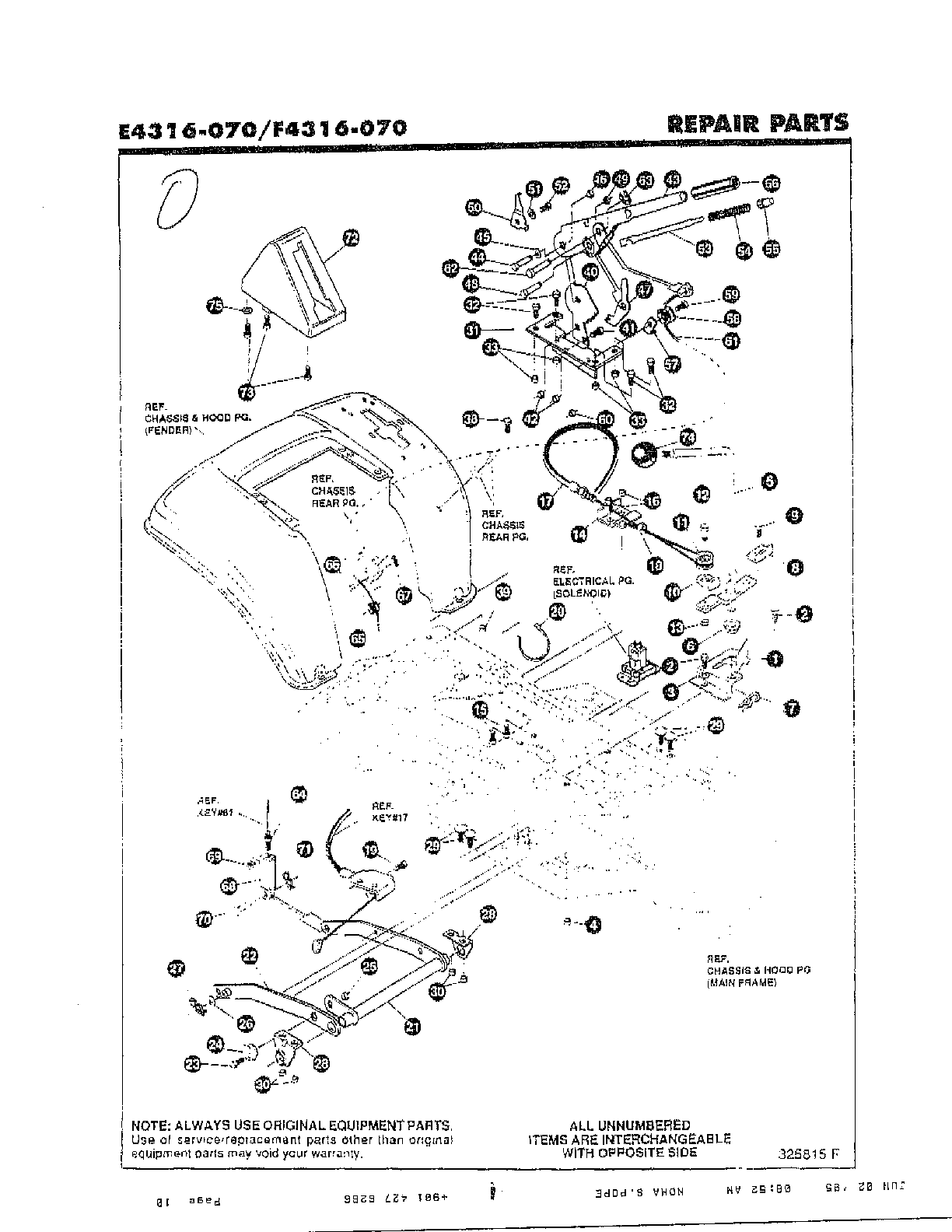 Mower suspension assembly
