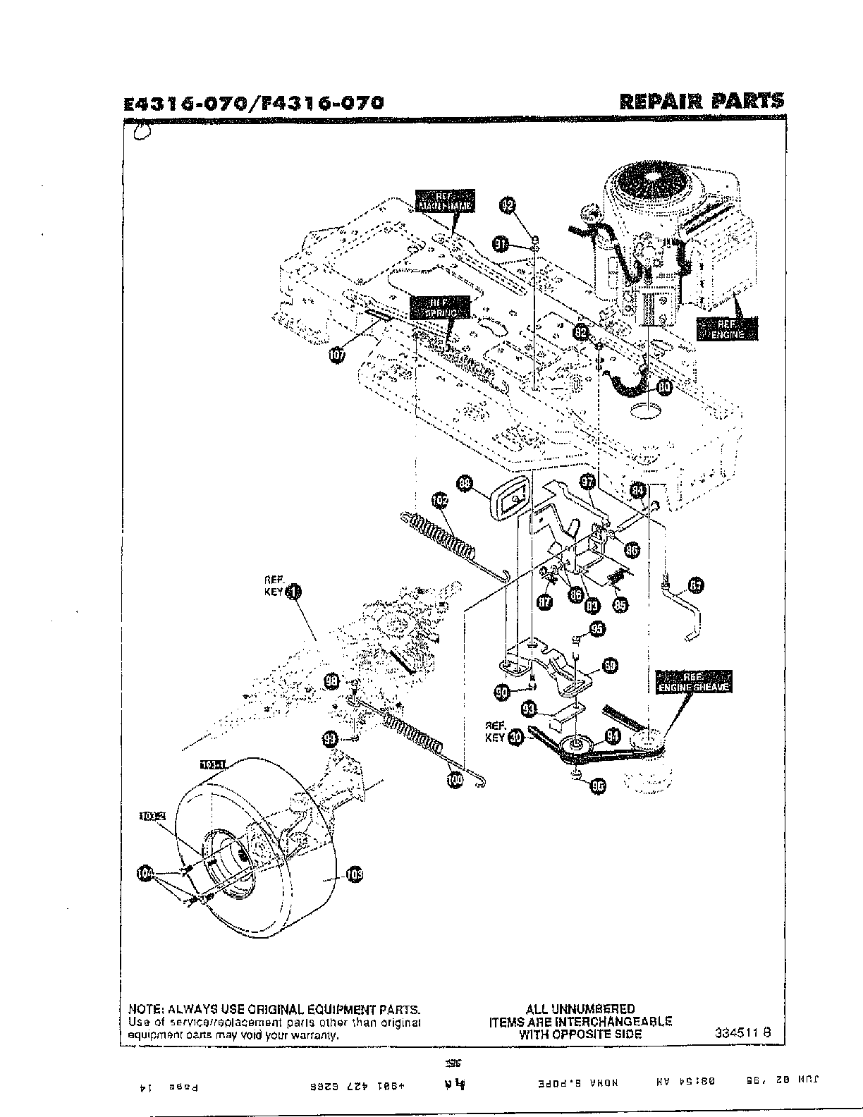 Motion drive assembly page 3