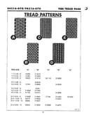 Tire tread patterns