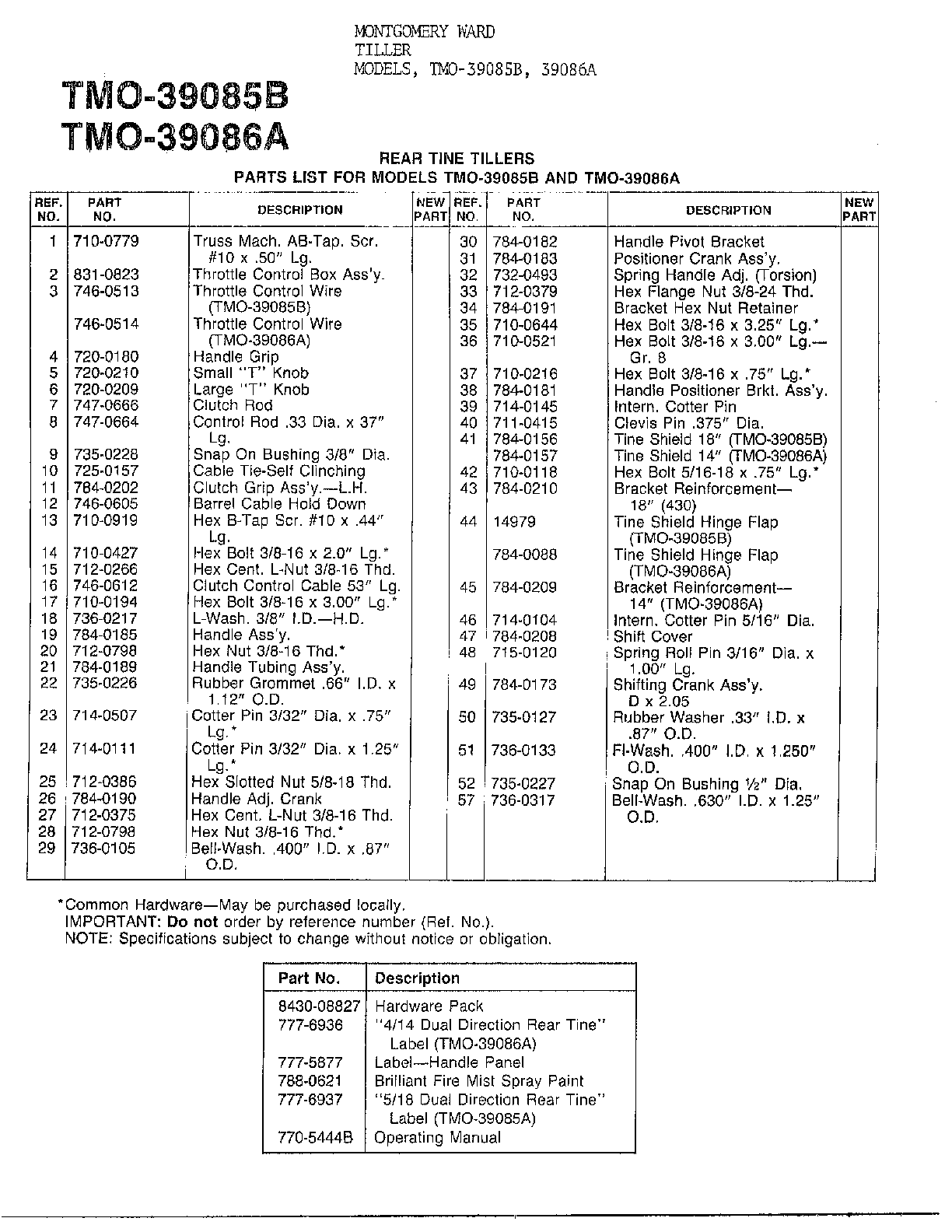 Rear tine tillers page 2
