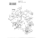 MTD 39086A rear tine tillers page 3 diagram