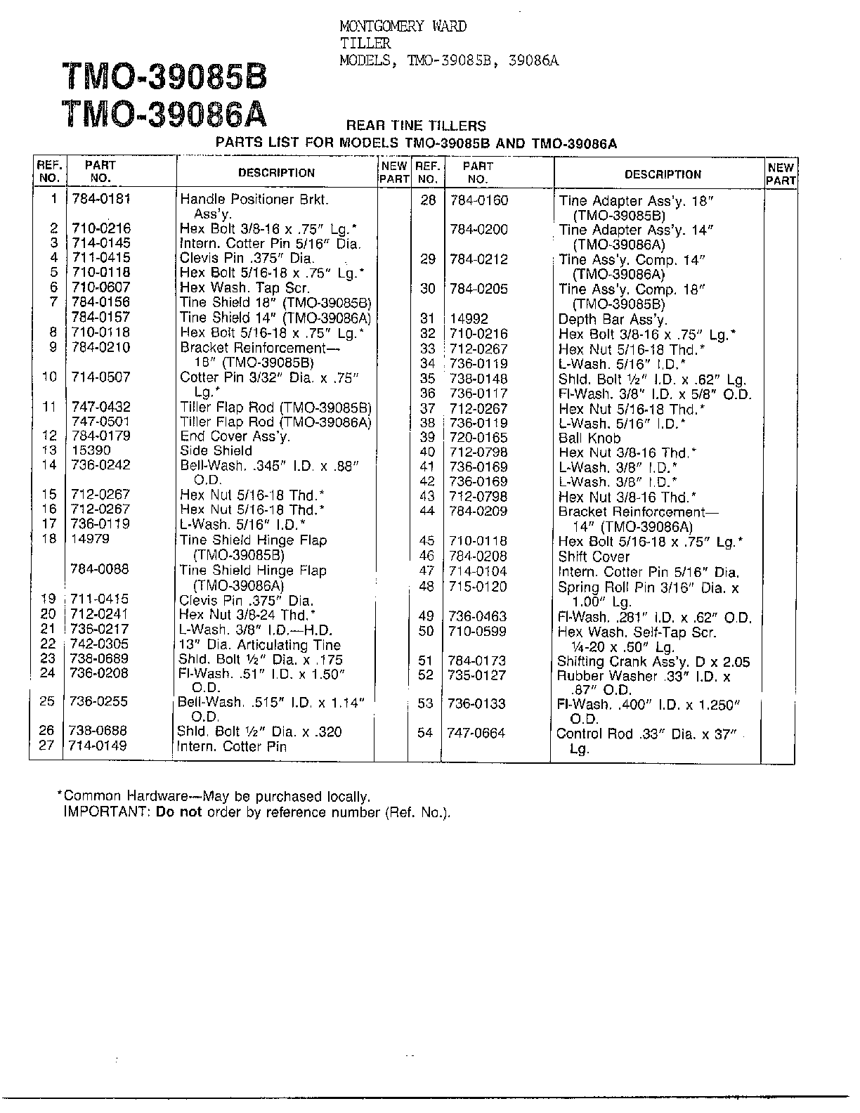 Rear tine tillers page 4