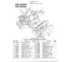 MTD 39086A rear tine tillers page 5 diagram