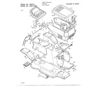 Murray 40601A chassis and hood diagram