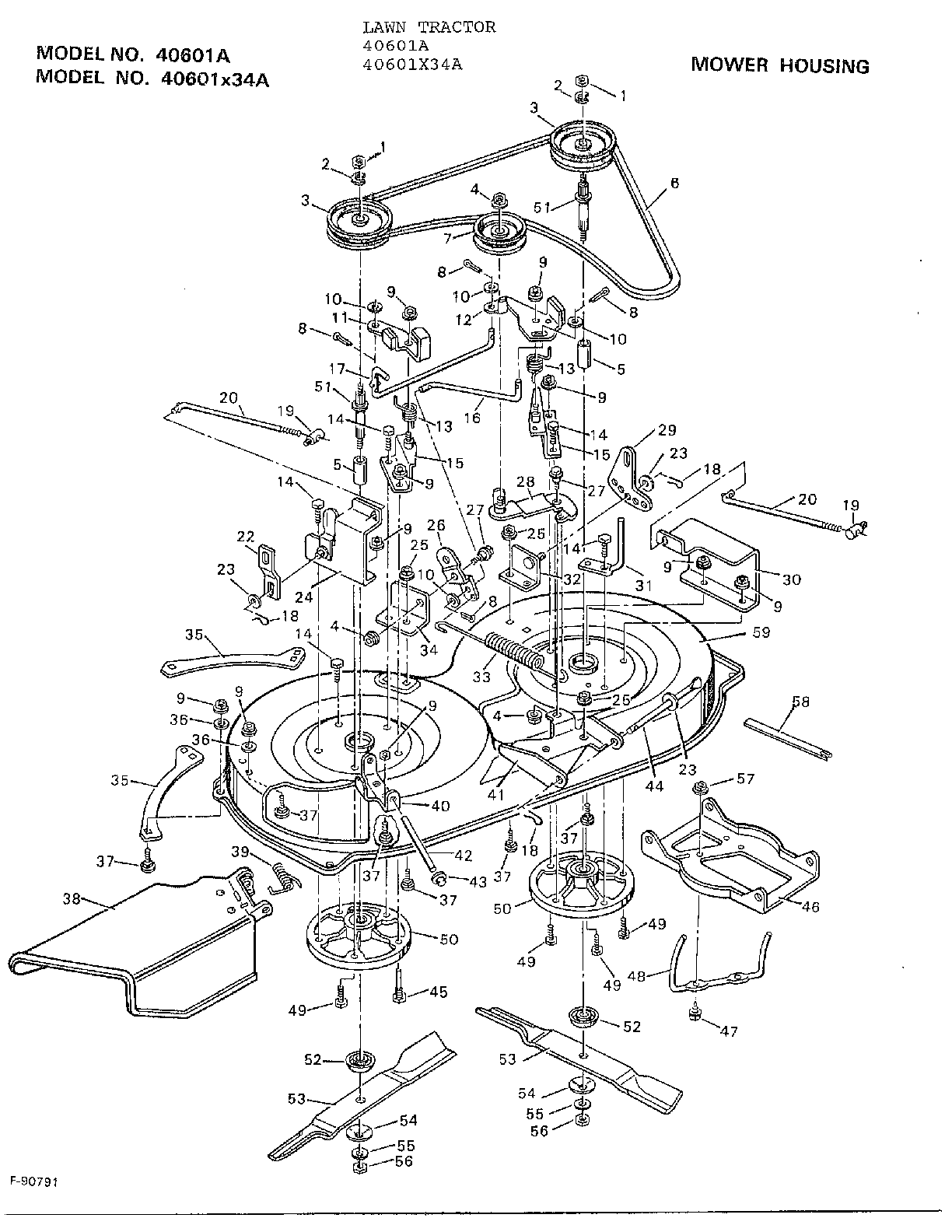 MOWER HOUSING