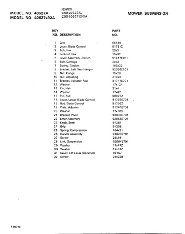 Mower suspension page 2