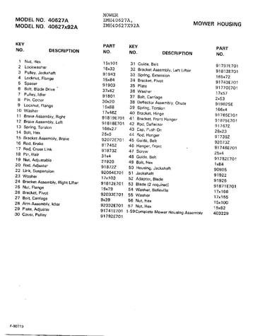 Mower housing page 2