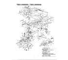 Murray 42170X9A 18 hp/42" and 46" tractor page 2 diagram
