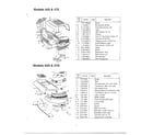 MTD 450 THRU 47G hood/grille page 4 diagram
