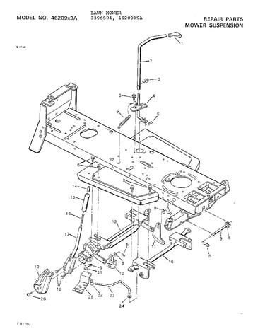 Mower suspension