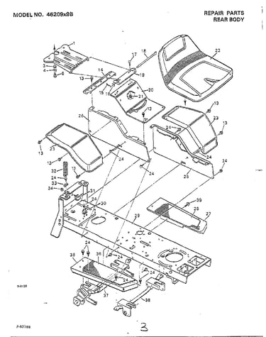 Rear body