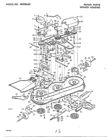 Mower housing