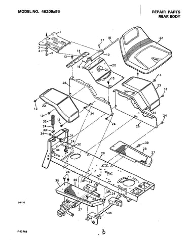 Rear body