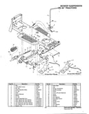 Mower suspension - 46" tractors