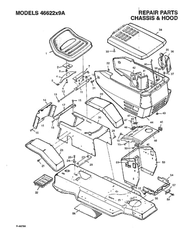 Chassis and hood