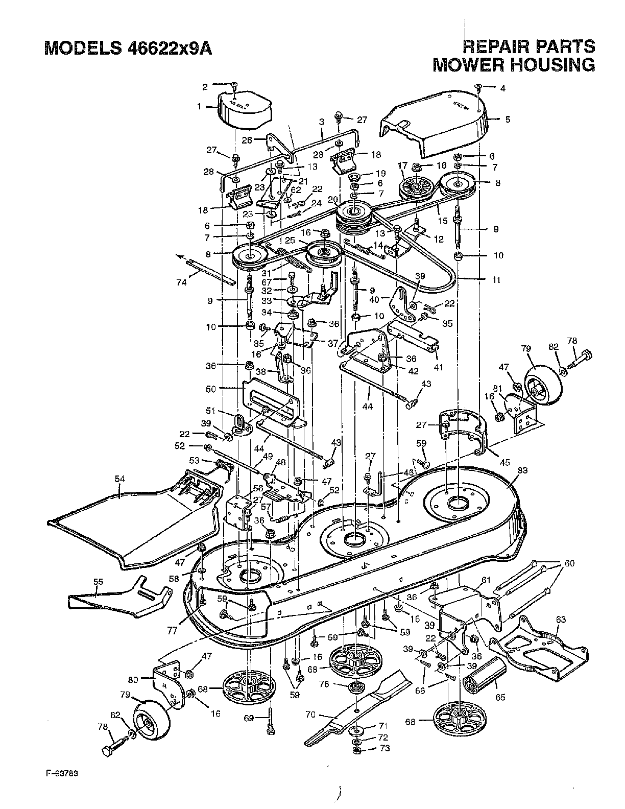 MOWER HOUSING