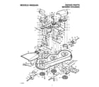 Murray 46622X9A mower housing diagram